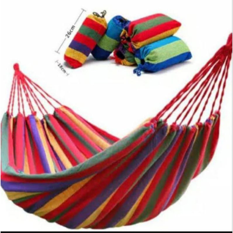 AYUNAN GANTUNG HAMMOCK RAINBOW PELANGI