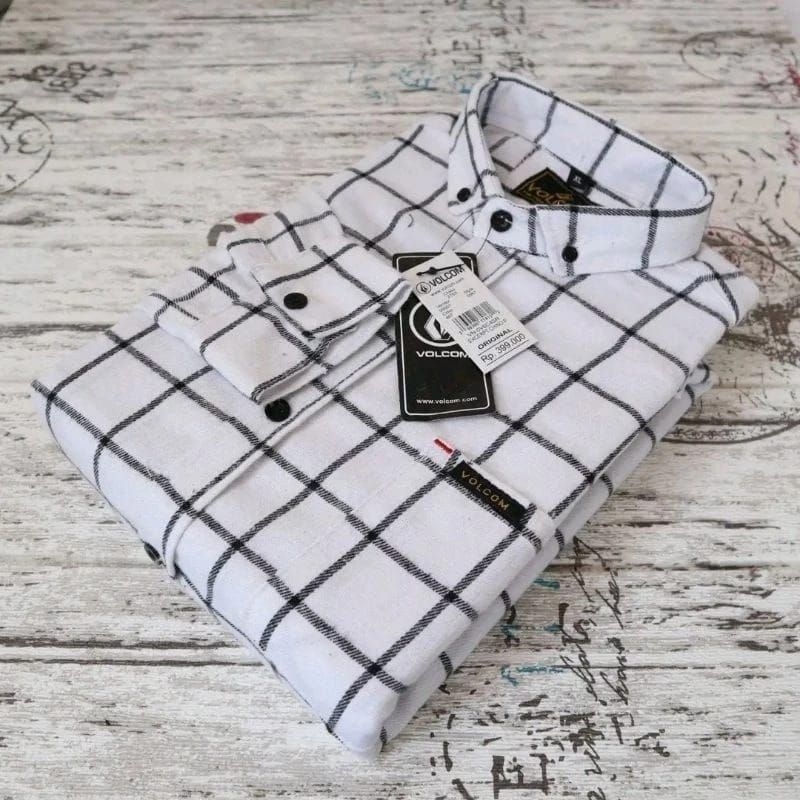 PROMO⚡Kemeja Flanel Cowok Cewek [ORIGINAL] Lengan Panjang [Motif Korean Style/Motif Kotak-Kotak/Moti