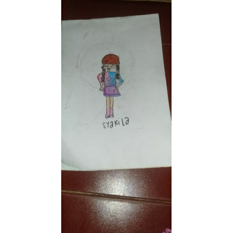 

Gambar orang hasil karya anak 1 sd