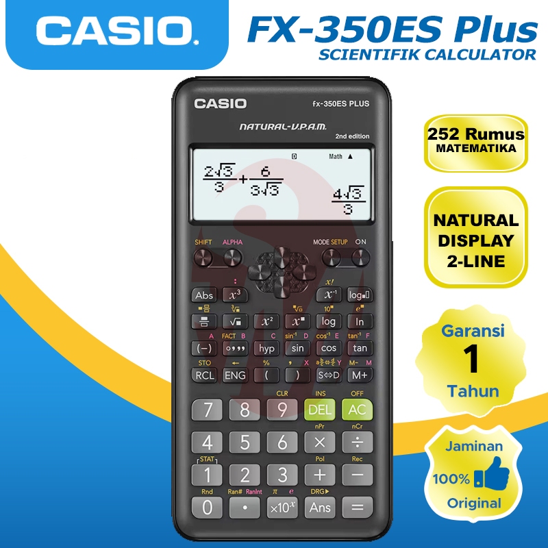 

KALKULATOR CASIO FX 350 ES PLUS 2nd Edition