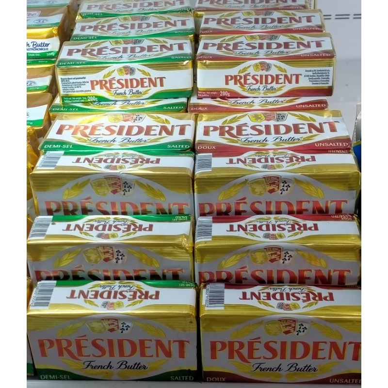 

PRESIDENT FRENCH BUTTER SALTED 200G / INSTANT GOJEK