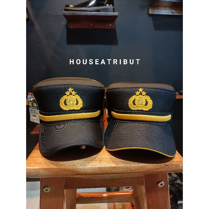 jual Topi Pama polri premium | FIELDCAP ZONA PAMMA PREMIUM FULL HITAM dan Lis kuning