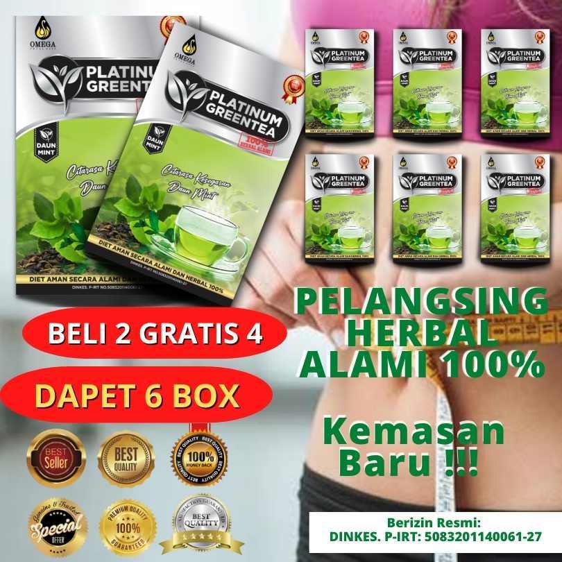 

PLATINUM GREENTEA TEH DIET HIJAU TERLARIS DAN PELANGSING HERBAL ALAMI SEHAT DAN AMAN