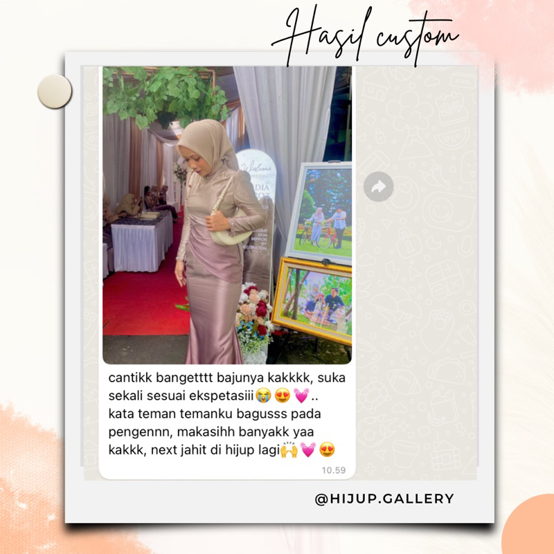 JASA JAHIT DRESS (CUSTOM) // BRIDESMAID // WISUDA // SERAGAM LEBARAN