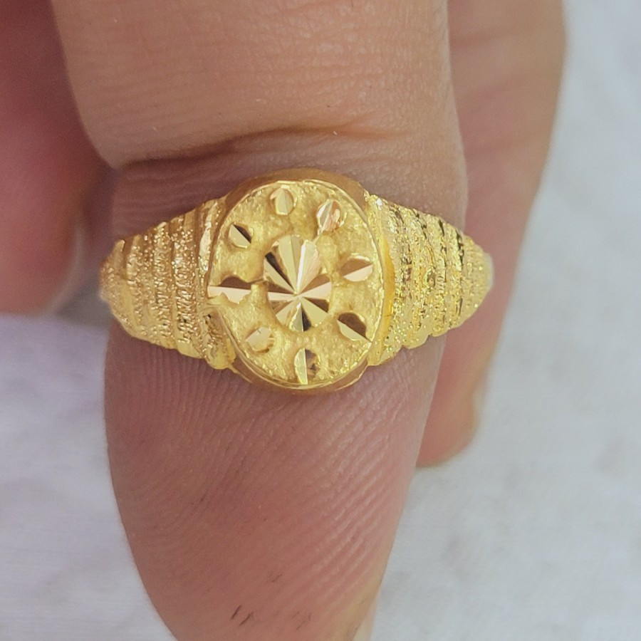 cincin emas mekah oval emas 87,5% 875 87,5 %