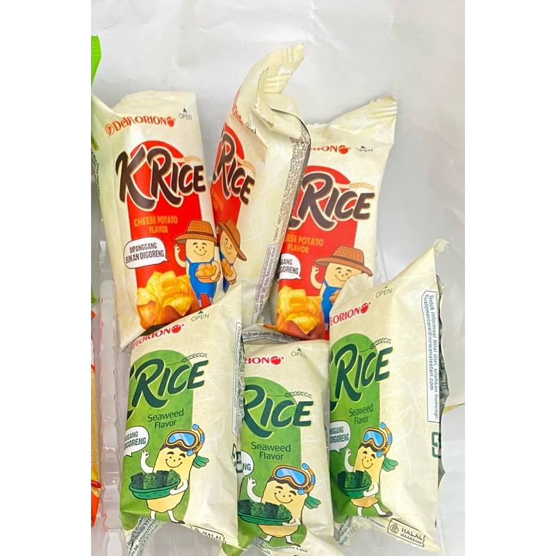 

Krice Orion Delfi Sweet, Potato Cheesee and Seaweed Flavour Halal Malaysia