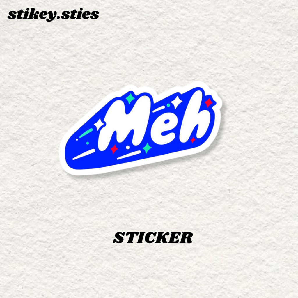 

STICKER MEH AESTHETIC BRAND RETRO ANTI AIR VINYL / STIKER HELM LAPTOP HP MOTOR TUMBLR TAS KOPER