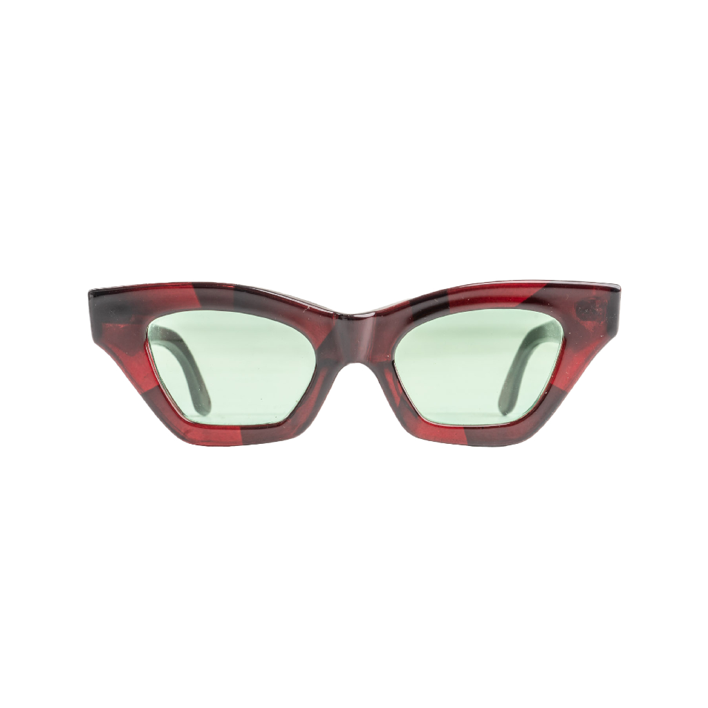 OKO.Eyewear KOT REDSTRIPES – Kacamata Handmade Unisex Frame Premium