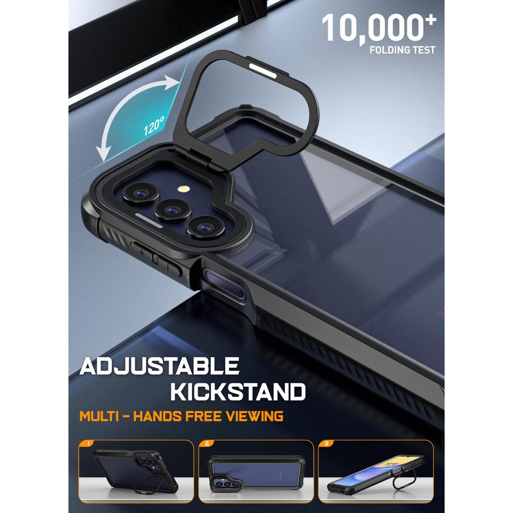 Easoncase CASE STAND - HITAM XIAOMI Mi Redmi NOTE 13PRO 12PRO 11PRO 13 13C 12 12C 11 14C A3 POCO C65