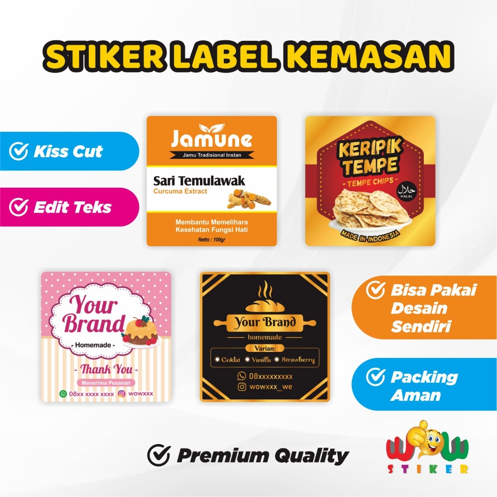 

Stiker Logo Kotak Chromo / Cetak Stiker Cutting Chromo / Label Kemasan Makanan, Catering, Snack Box (ORDER SESUAI JUMLAH KELIPATAN)