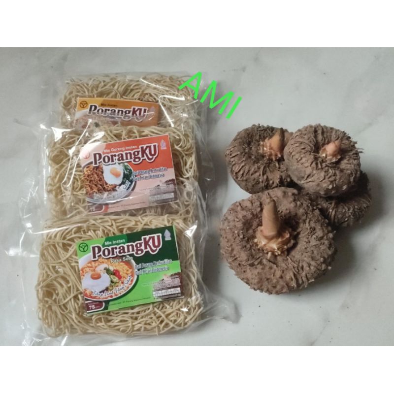 Mie Sehat Mie Porang PorangKU Mie Diet Tinggal Seduh Original Berijin Resmi mie Porang Mie Murah inc