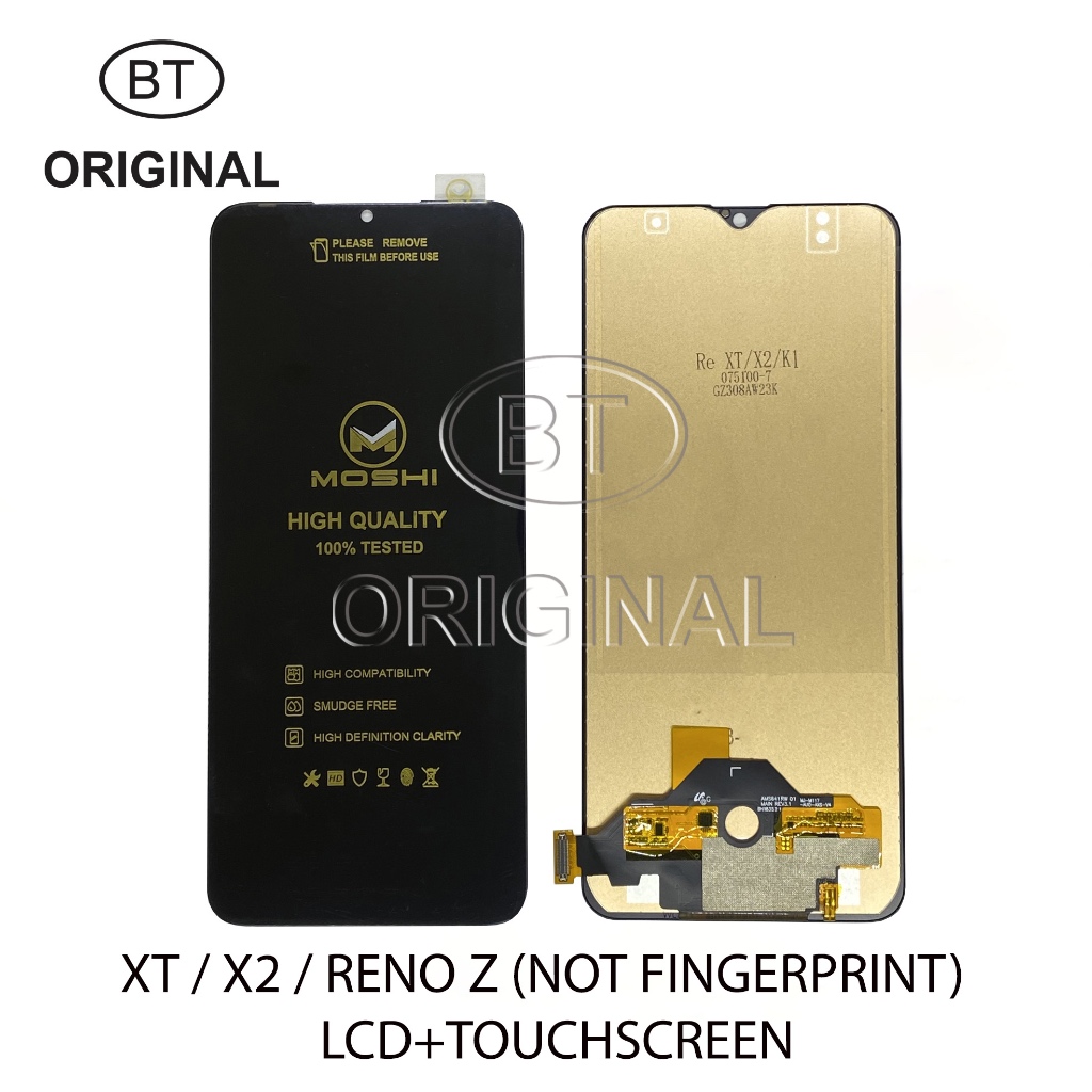 LCD REALME XT - X2 - RENO Z - NOT FINGERPRINT - MOSHI ORIGINAL