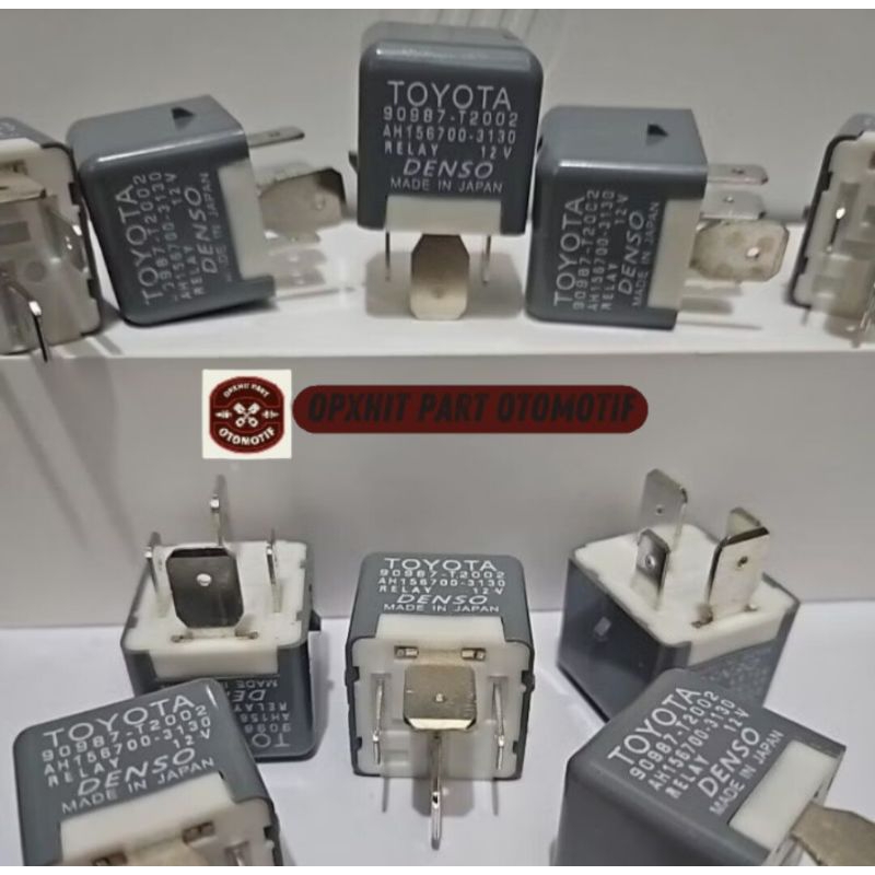RELAY LAMPU RUSH/INNOVA/FORTUNER/AVANZA/DUTRON HT130/TERIOS RELAY HEADLAMP KAKI 4 ORIGINAL