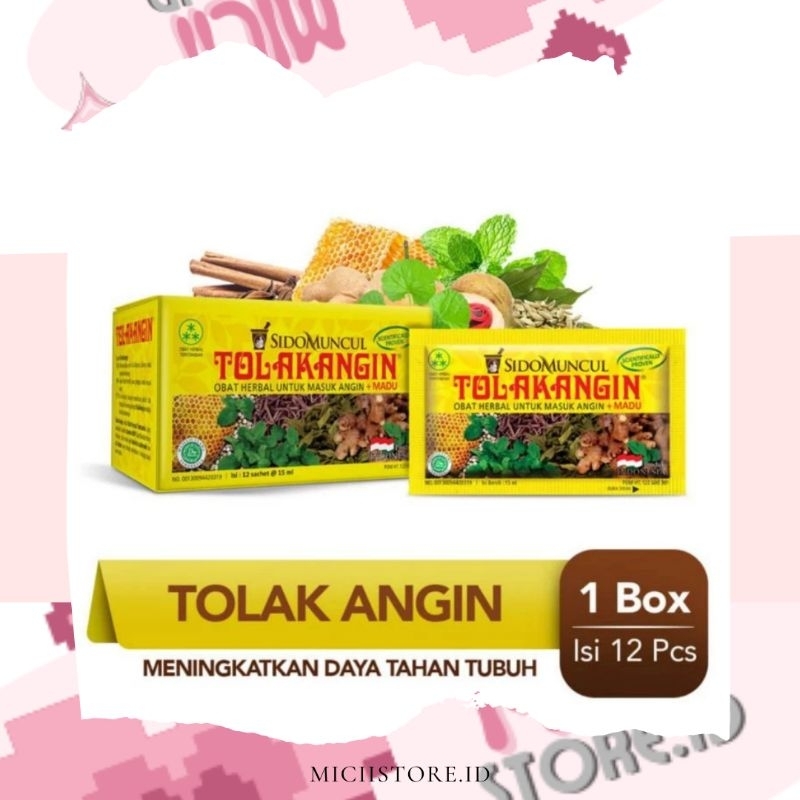 

Tolak Angin Cair Isi 12 Sachet 15ml