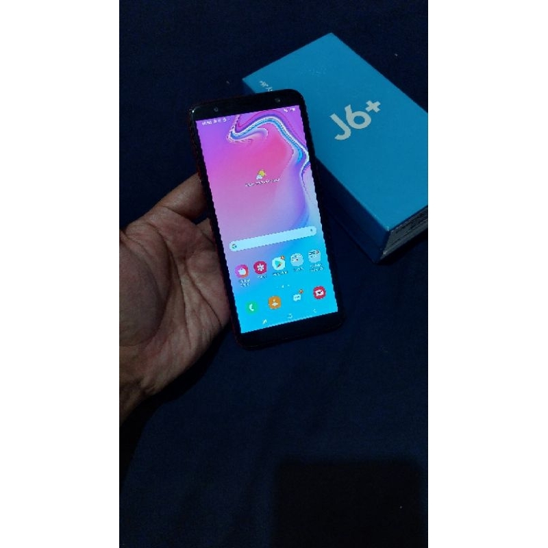 samsung j6+ j6 plus ram 4gb 64gb garansi resmi normal nett hp bekas murah