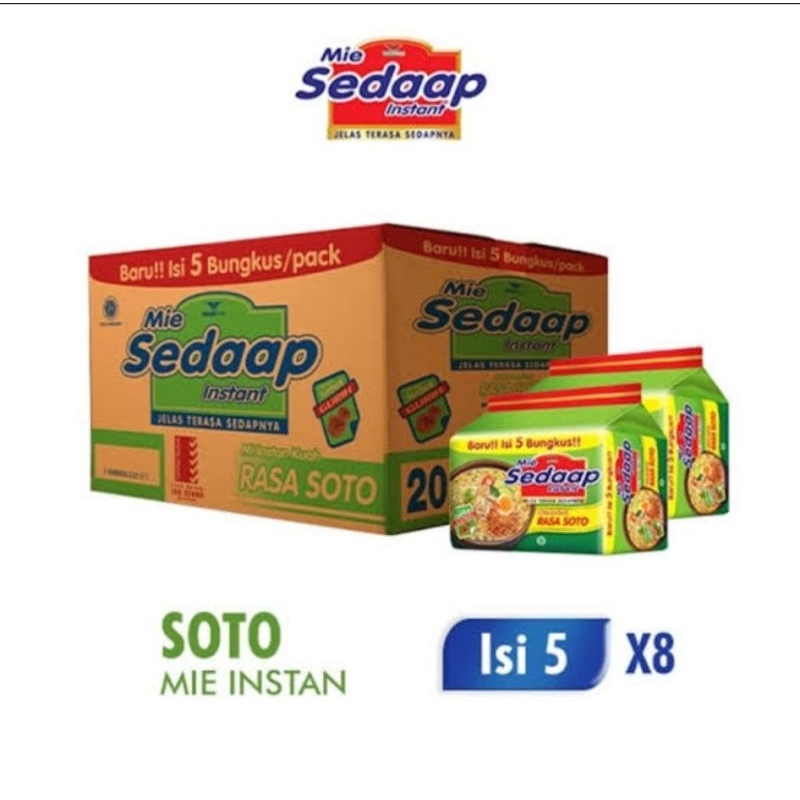 

mie sedap 5 X 8 Pack Sedap 1 Dus