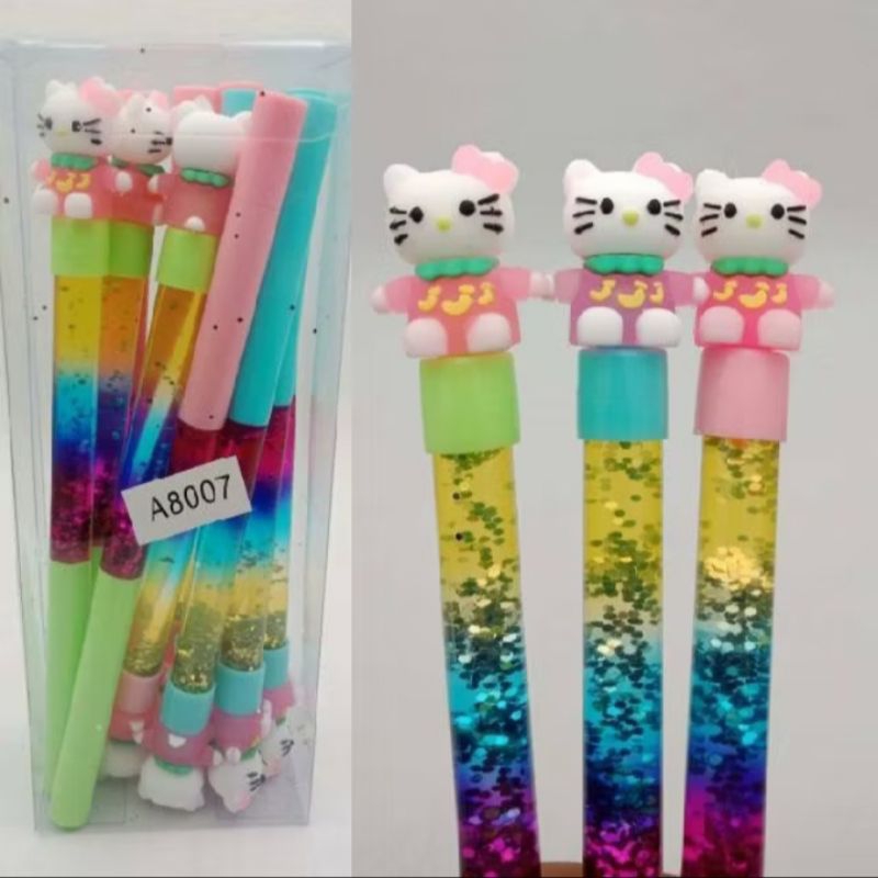 

Pulpen Gel Anti Air Karakter/Glitter Air Lucu/Alat Tulis Sekolah