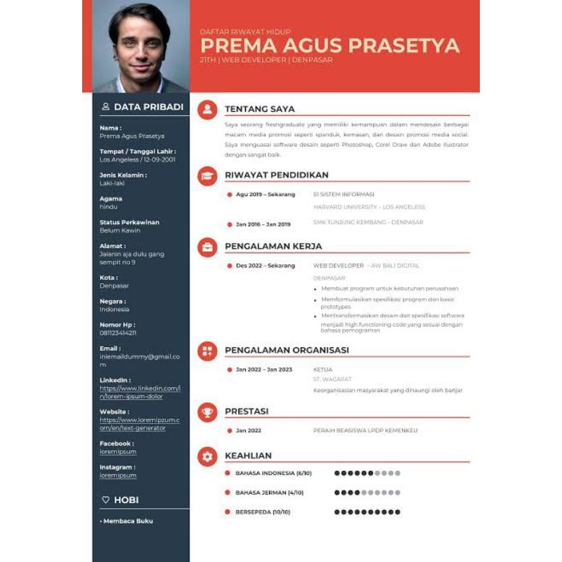 

Cetak Curriculum Vitae Custom|Sehari jadi