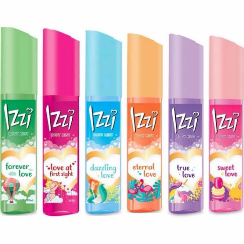 Izzi Body Mist tahan lama / Parfum Remaja Varian Baru