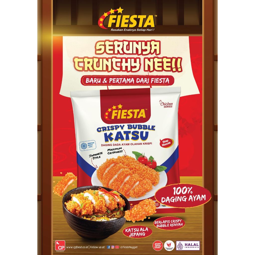 

BARU ! FIESTA KATSU CRISPY BUBBLE AYAM KATSU CRISPY