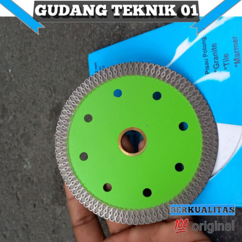 Mata Pisau gerinda Potong Granit 4 inch Dmx type turbo Marmer Diamond Cutting DMX Batik 4 inch Pisau
