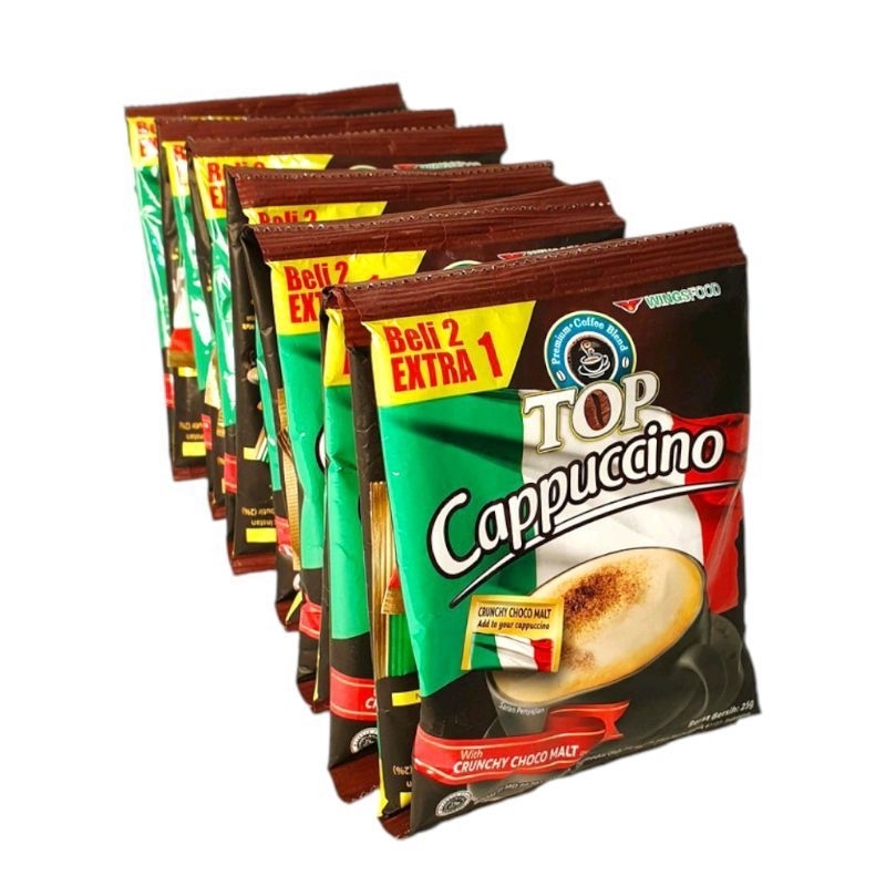 

Kopi Top kopi Cappucino 15 sachet/Renteng