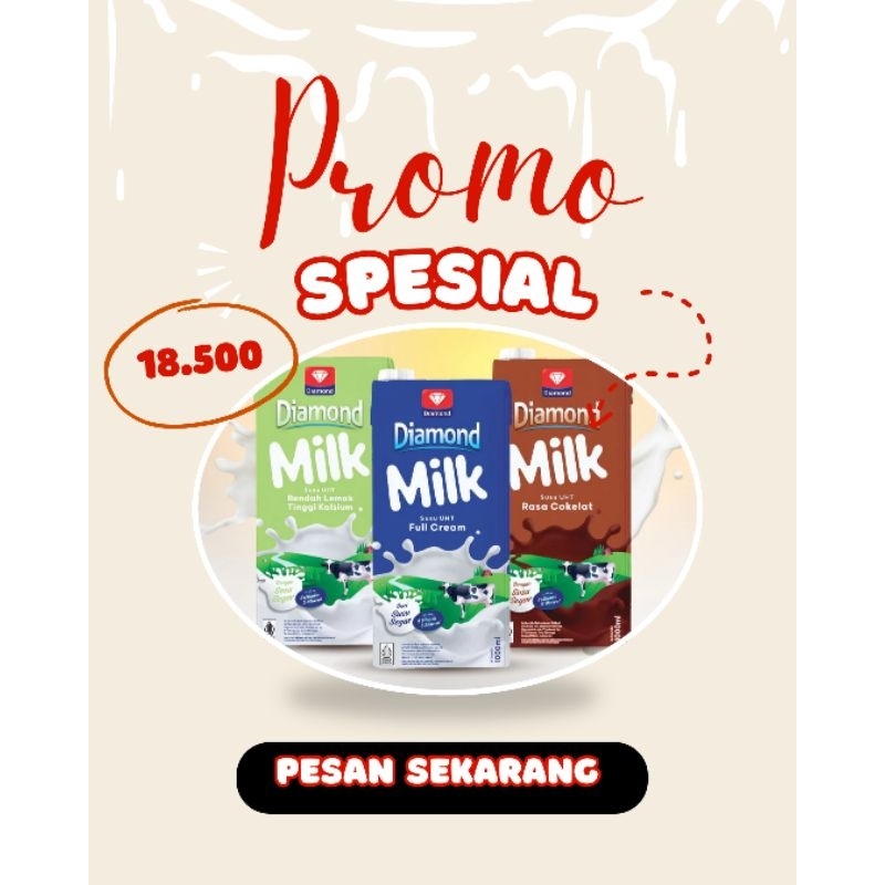 

PROMO DIAMOND UHT MILK 1 LITER