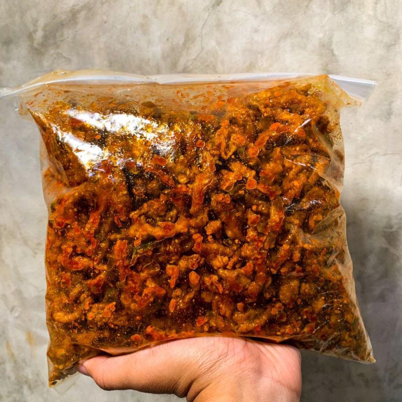 

Usus ayam crispy 1 kg pedas daun jeruk