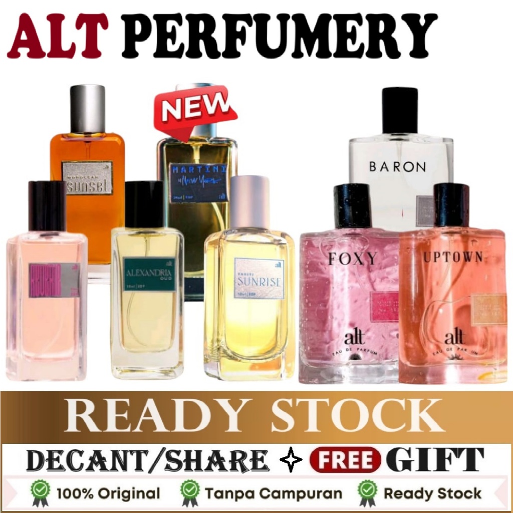 (FREE TESTER) Decant/Share PERFUME ALT Moroccan Sunset / Tahiti Sunrise / Moroccan Sunset Intense