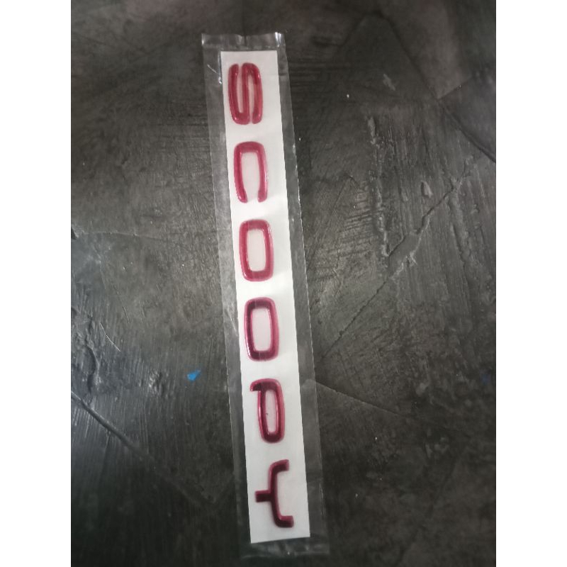 emblem sepeda motor honda scoopy