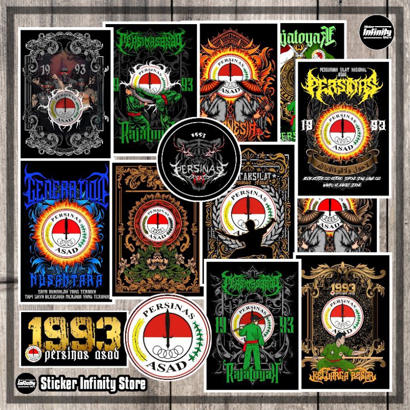 

Stiker PERSINAS ASAD Pack Cutting Pola Vinyl Anti Air - 1 Pack Isi 15 Pcs