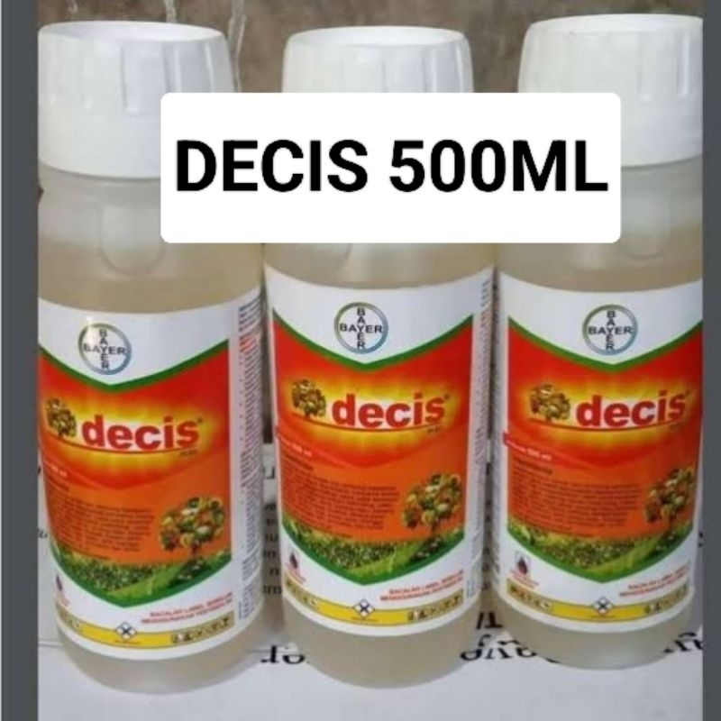 INSEKTISIDA DECIS 500ML / DECIS 25 EC PESTISIDA PEMBASMI HAMA Pada TUMBUHAN / decis 250ml / decis in