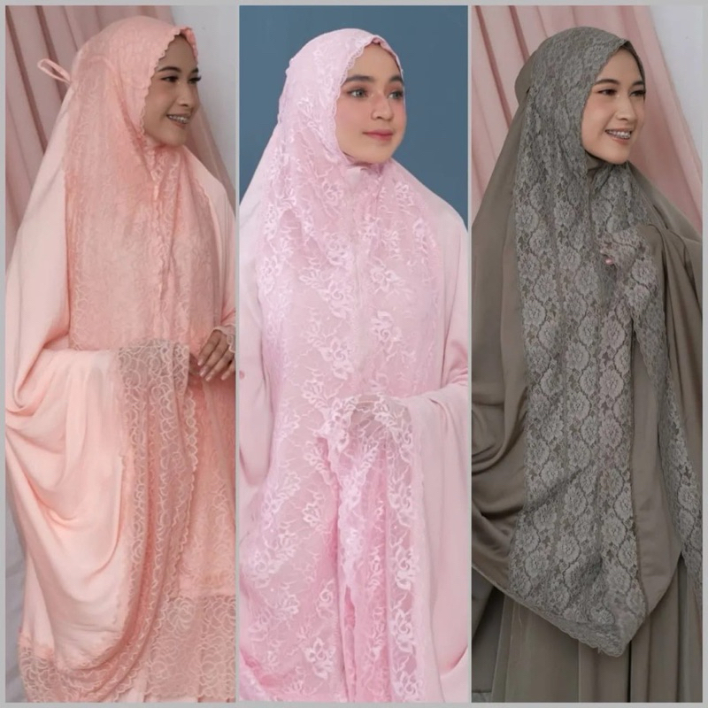 mukena zara silk premium / mukena zara silk/ mukena zara silk premium 2in1