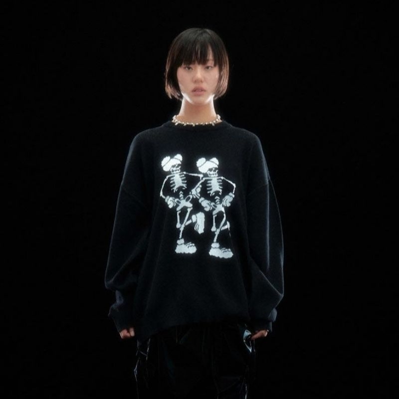 Nice Ghost Club Oversize Knitwear Sweater