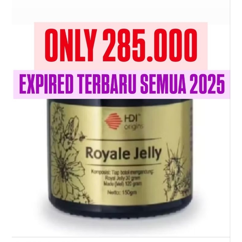 

royal jelly liquid 150gr exp 2025 jamin ori