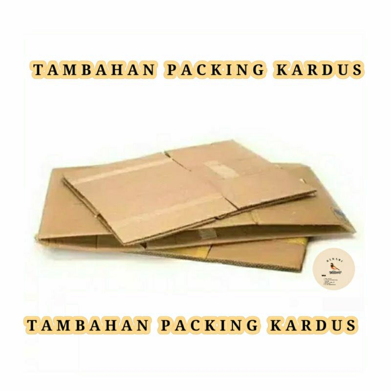 

TAMBAHAN PACKING KARDUS BIAR LEBIH AMAN