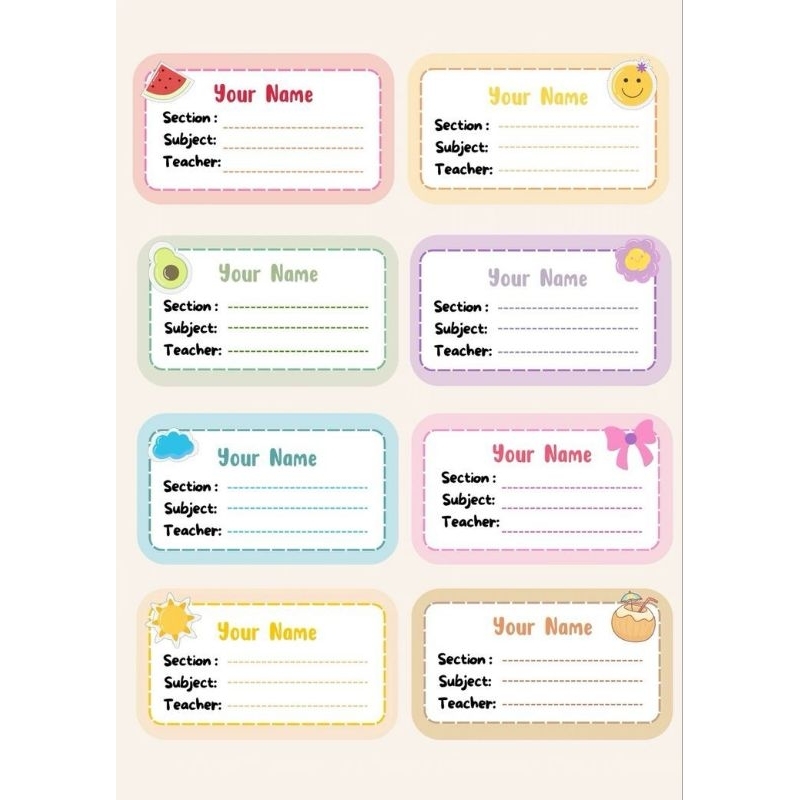 

STIKER IDENTITAS BUKU TULIS