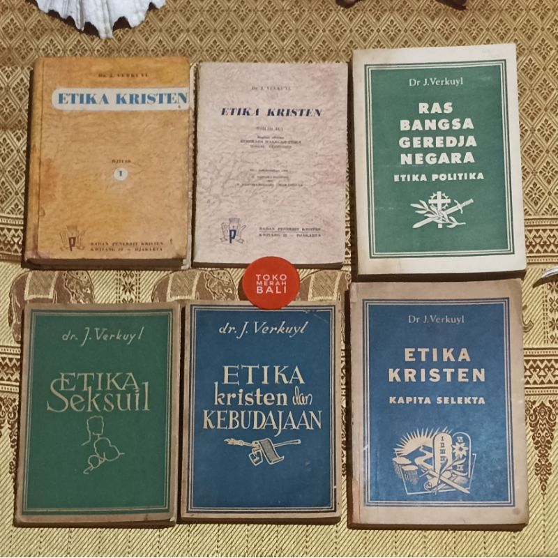 Paket buku Etika Kristen J Verkuyl lengkap, Etika Kristen Bagian Umum, Etika Sosial Ekonomis, Etika 