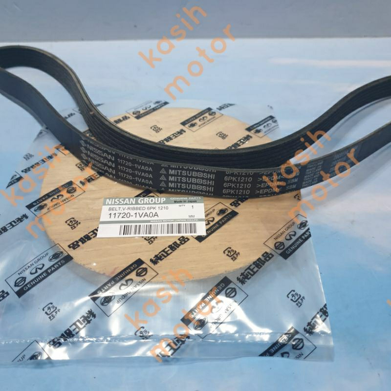 FAN BELT VAN BELT TALI KIPAS 6PK 1210 6PK1210 SERENA C25 SERANA C26 LIVINA 1.8 1.800CC LATIO XTRAIL
