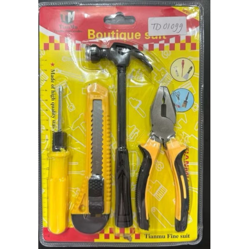 01099 Obeng Set 4pc Palu - Tang - Karter - Obeng