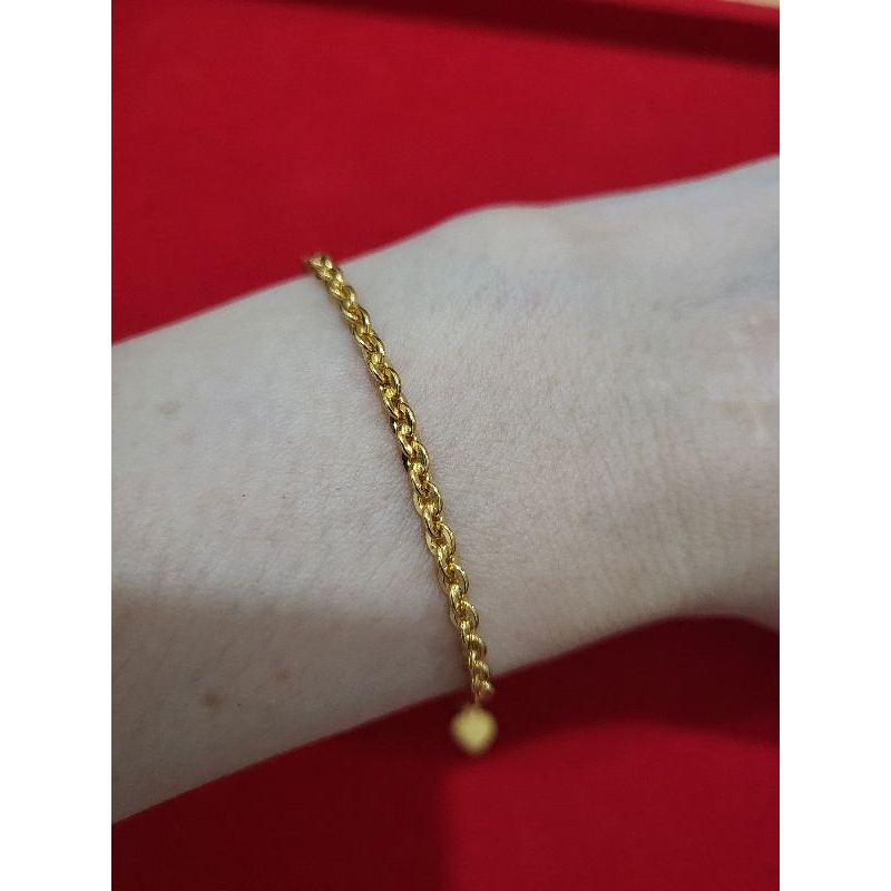 gelang tangan emas rantai medan