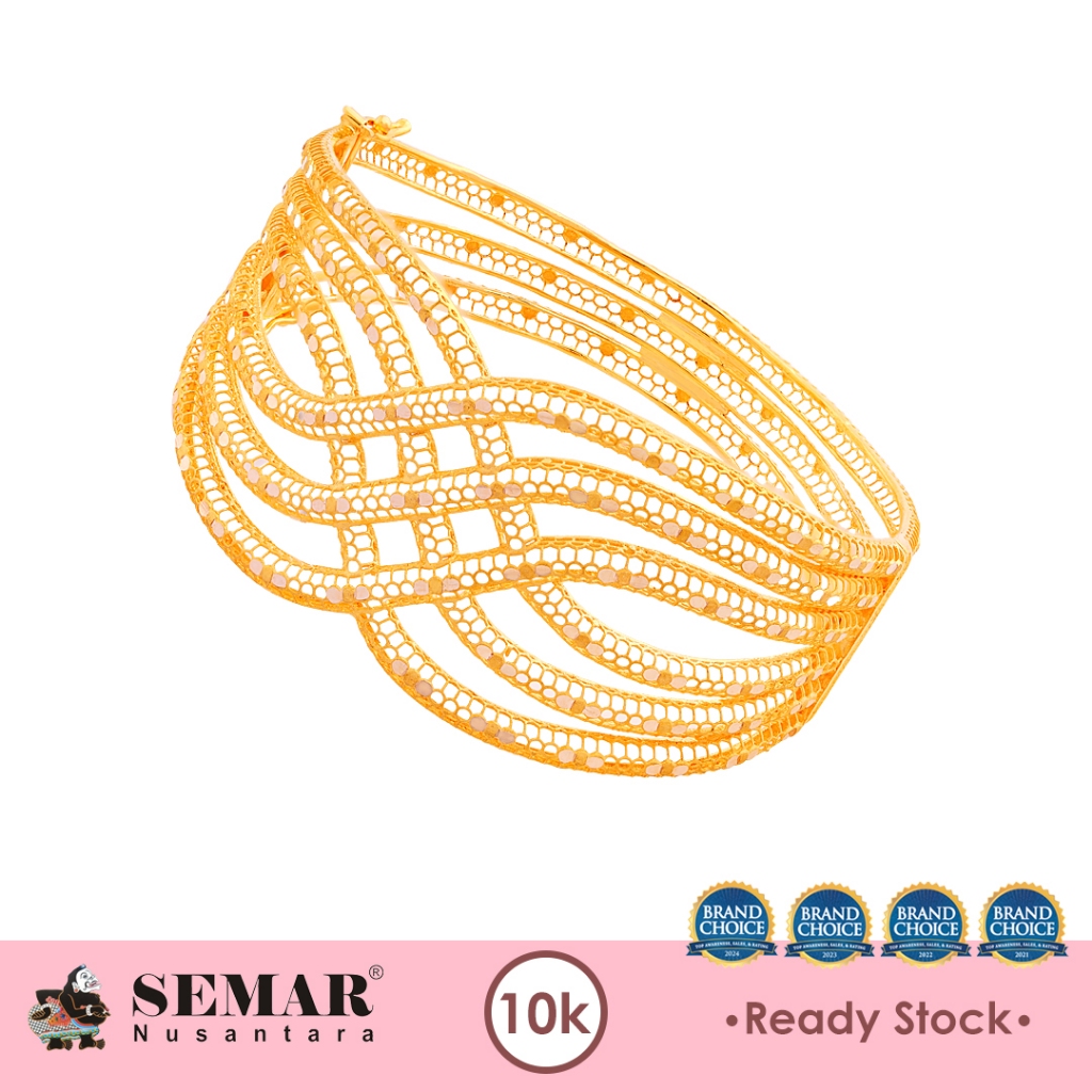 Gelang Emas Classic Chantika Bangle Gold 10K Semar Nusantara