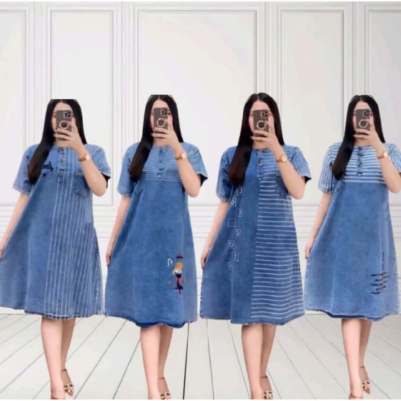 DASTER JEANS RESlETING DEPAN  DRESS JEANS PENDEK  DASTER KEKINIAN DASTER PREMIUM CHIBI PENDEK DASTER