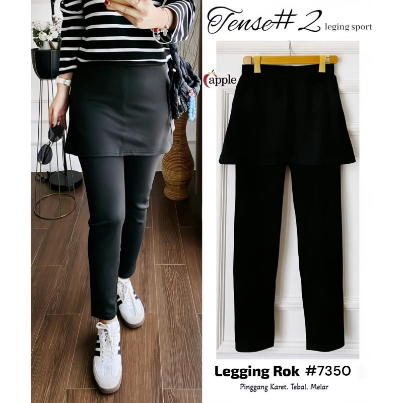 Celana Leging Rok panjang Hijab sport olahraga wanita muslim