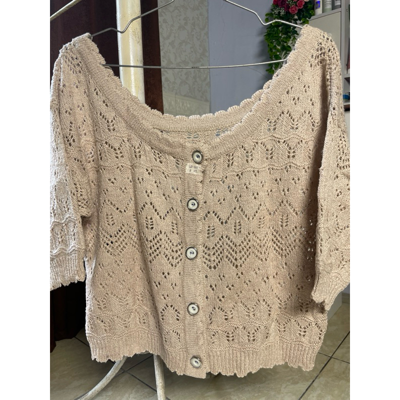 Cardigan Crop | Cardigan Rajut | Preloved