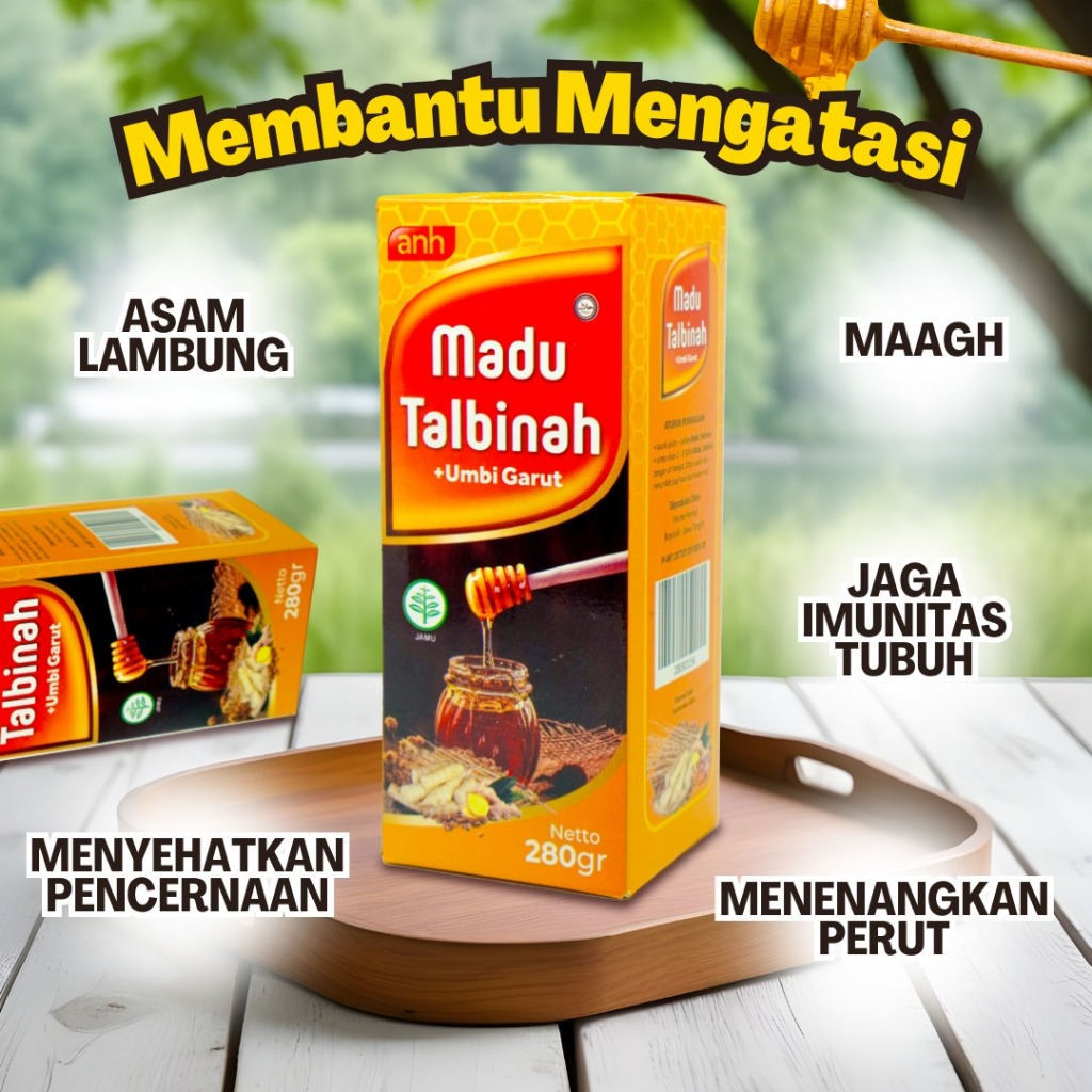 

Anh Madu Talbinah + umbi garut