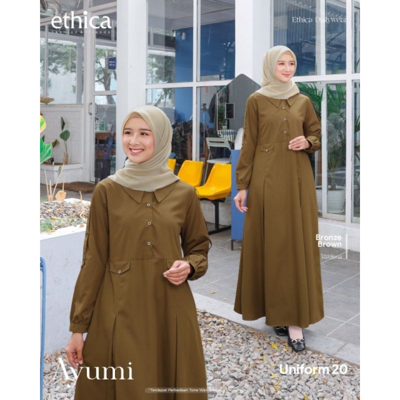 GAMIS ETHICA UNIFORM 20 GAMIS KEKI SERAGAM ASN SERAGAM PNS SERAGAM KEKI