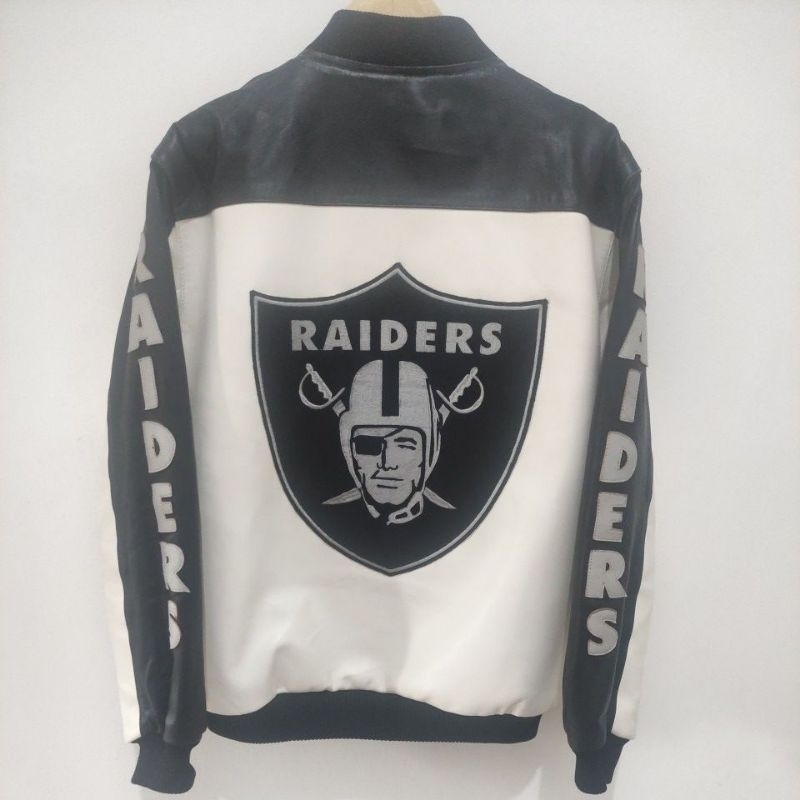 Raiders NFL Jacket Leather