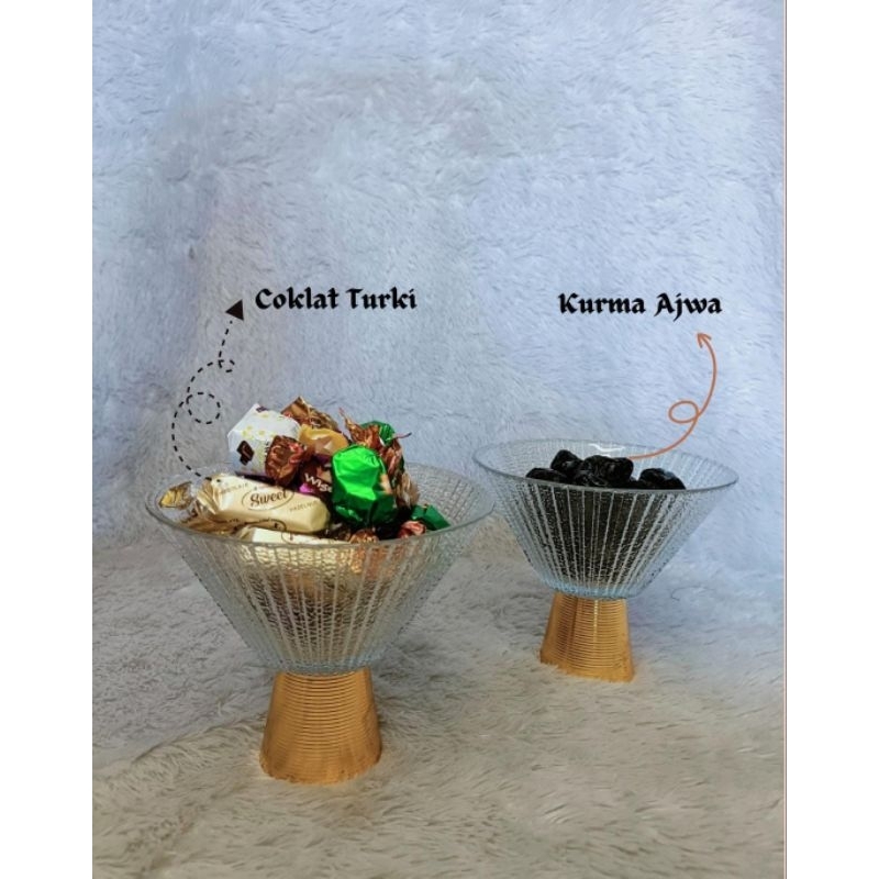 Termurah|| Wadah serbaguna/Tempat menyimpan permen, kurma, coklat/Ori saudi