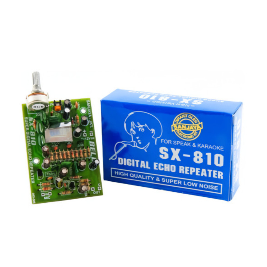 KIT DIGITAL ECHO REPEATER SX-810 KIT SUPER DIGITAL ECHO REPEATER SX810 SX 810 PRE AMP PREAMP MIC EHC